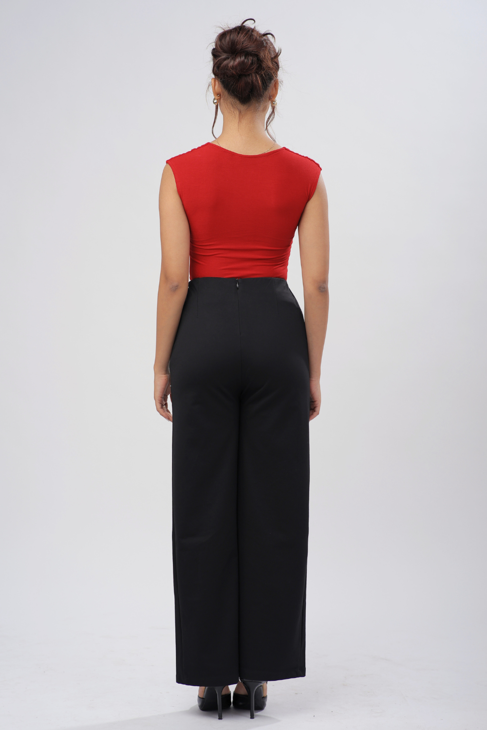 Sia Sweetheart Neckline Top - Ruby Red