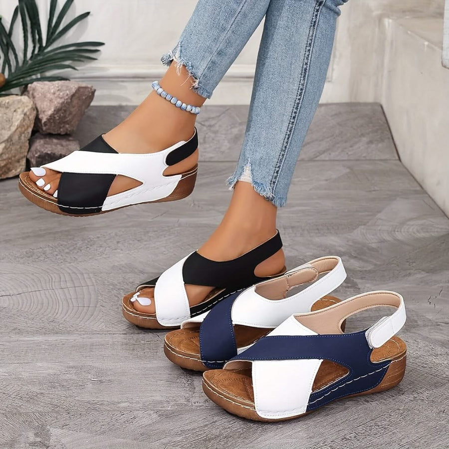 ELINA COMFORT WEDGE SANDALS