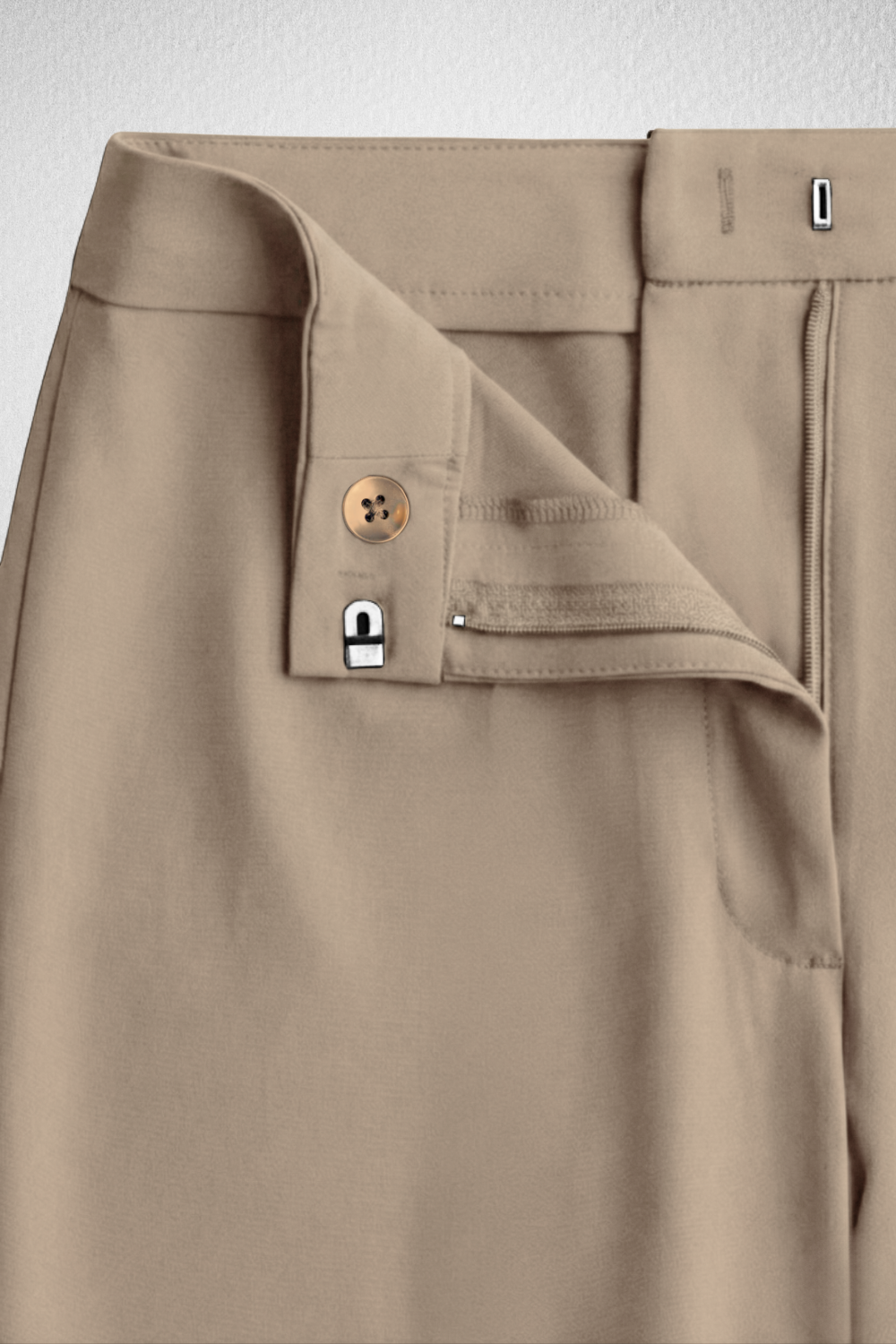 Swiss Sculpt Stretchable BootCut Flare Pants - Khaki